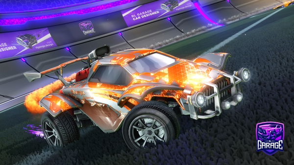 A Rocket League car design from ParkourPandaYT