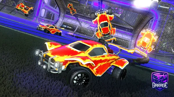 A Rocket League car design from Mysthicsonic