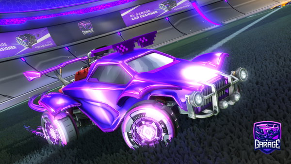 A Rocket League car design from Lolhub