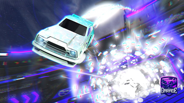 A Rocket League car design from dateager