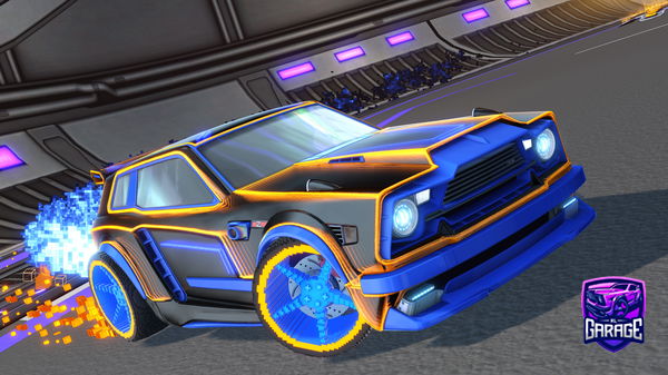 A Rocket League car design from Men69420