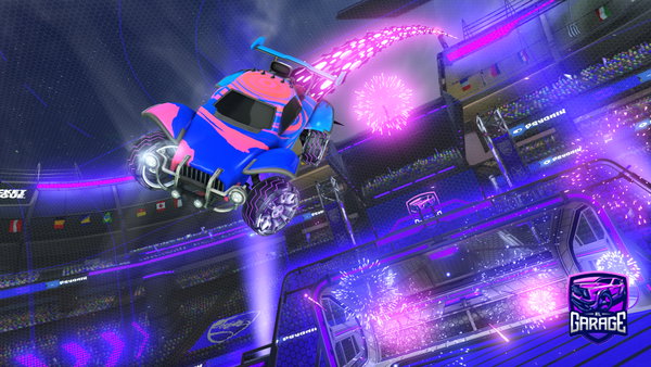 A Rocket League car design from Rachid17