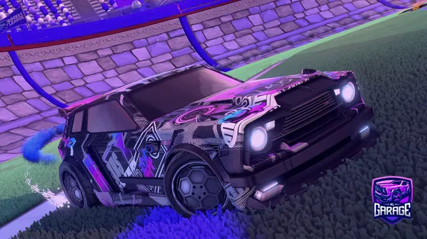 A Rocket League car design from TTV_KAMOWW27