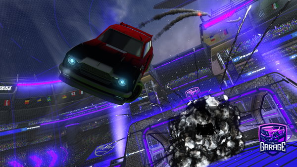 A Rocket League car design from Noodle_