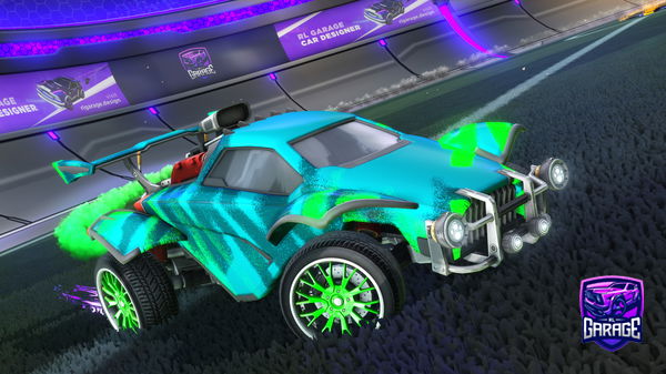A Rocket League car design from SLWXCV