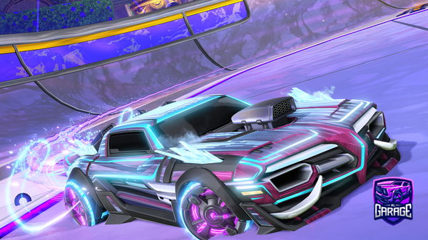 A Rocket League car design from Sp3nc3r9456