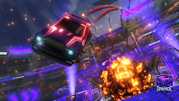 A Rocket League car design from D8l6