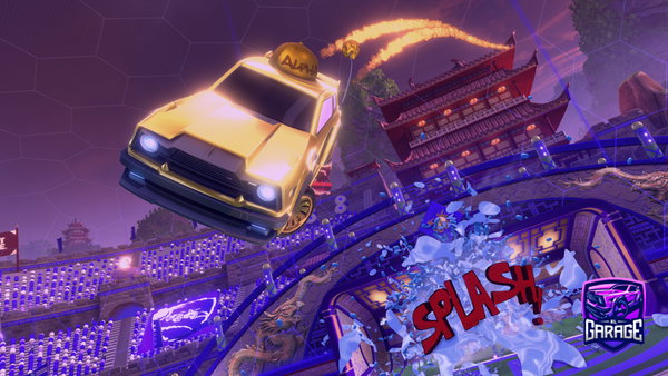A Rocket League car design from Gui_gamersminiNS