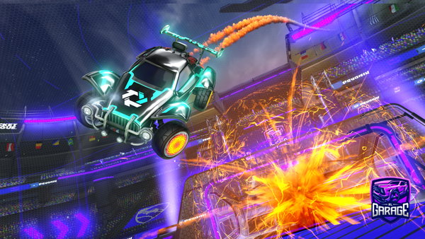 A Rocket League car design from DewenDavidDangerttv