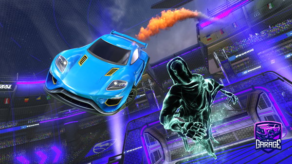 A Rocket League car design from Makica000