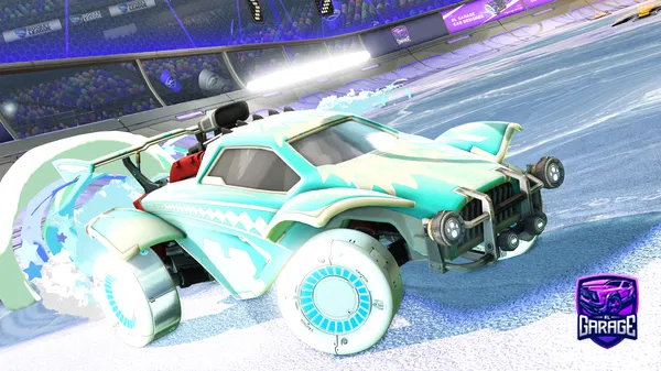 A Rocket League car design from -V3N0M-