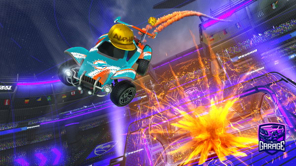 A Rocket League car design from Kai_the_Guy11