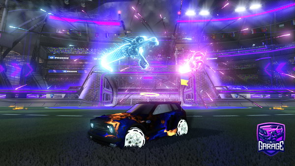 A Rocket League car design from LSKrogager
