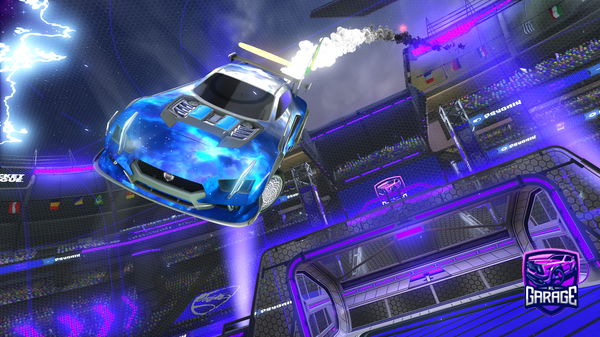 A Rocket League car design from joaogamerdbr