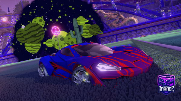 A Rocket League car design from notme1404