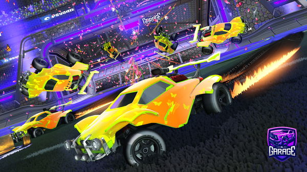 A Rocket League car design from Together-laser7