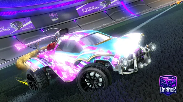A Rocket League car design from palmtreezs