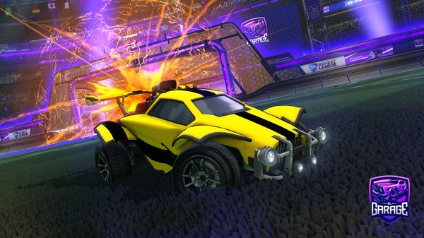 A Rocket League car design from DuduGato22