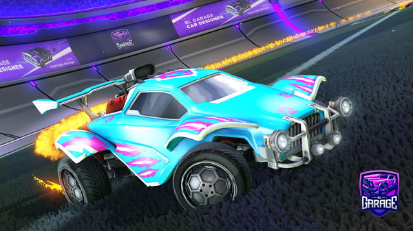 A Rocket League car design from Indiewowow9wowpw