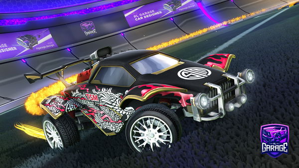 A Rocket League car design from Ceifeiro-mor