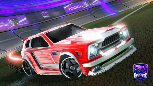 A Rocket League car design from SupbarMocha