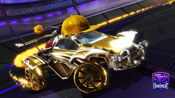 A Rocket League car design from T_Sparkle_