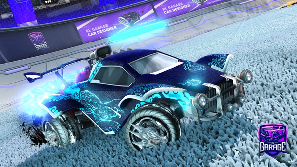 A Rocket League car design from IceSlasher77