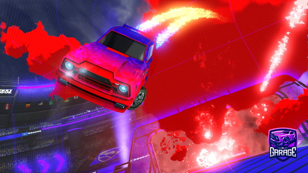 A Rocket League car design from omen123