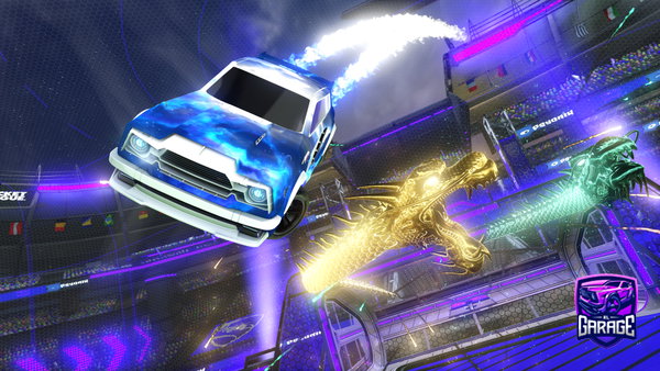 A Rocket League car design from Dinho-atomos