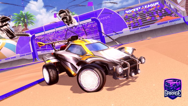 A Rocket League car design from Karamilk