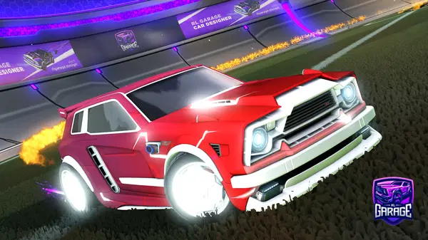 A Rocket League car design from TitaniumWHITE4