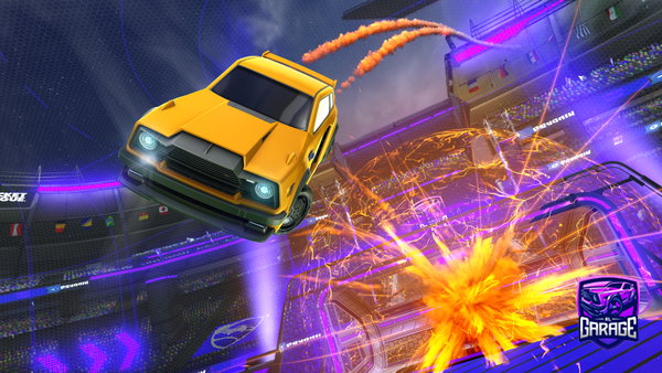 A Rocket League car design from Volkard3