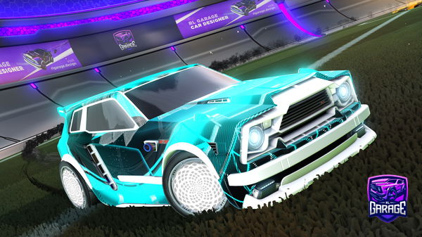 A Rocket League car design from Dvi011