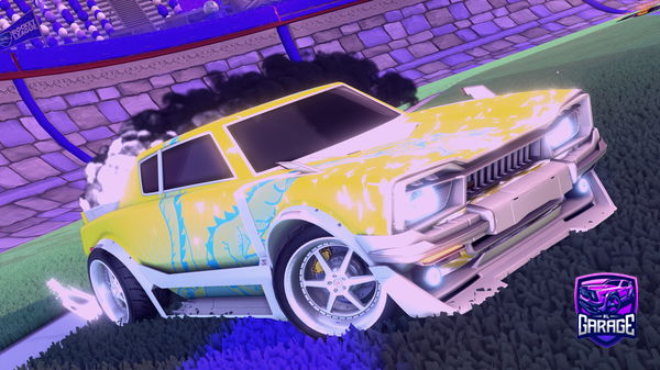 A Rocket League car design from ZekieSneaky