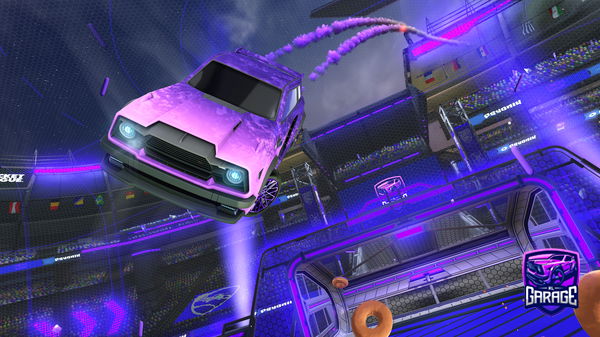 A Rocket League car design from Mcsani