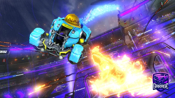 A Rocket League car design from Rospinto