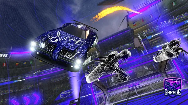 A Rocket League car design from cware