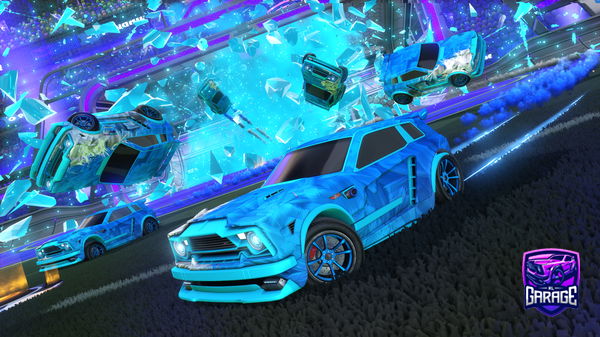 A Rocket League car design from AlphaDamian