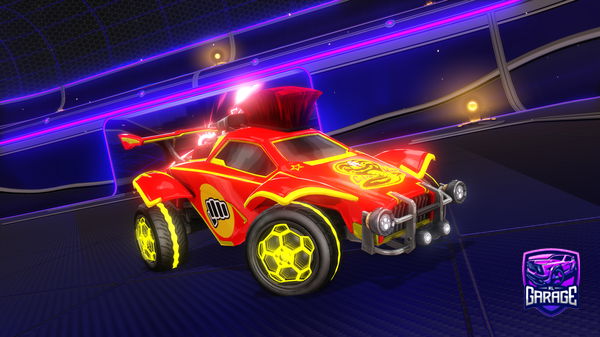 A Rocket League car design from GOLDBLOODED1983