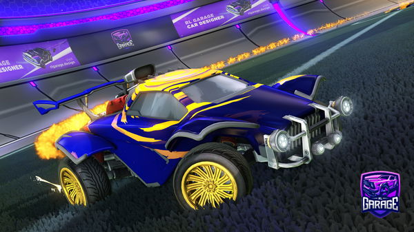 A Rocket League car design from Cloud1204