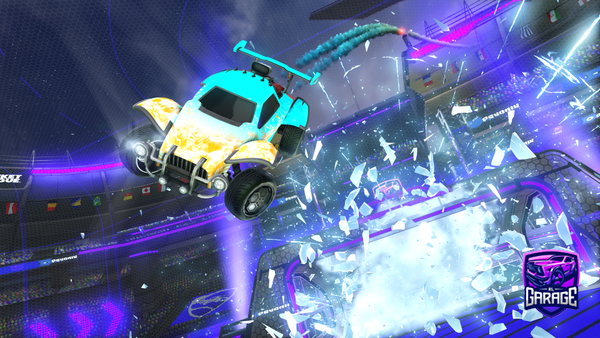 A Rocket League car design from Q2W2