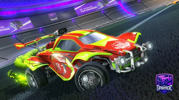 A Rocket League car design from M1stic00