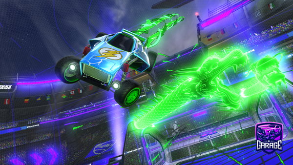 A Rocket League car design from Xaviqxaviq