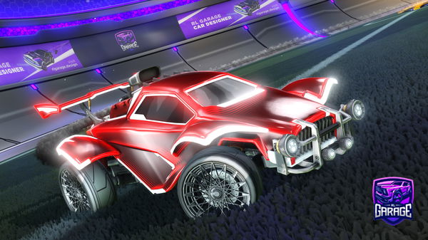 A Rocket League car design from Jiamisafooth
