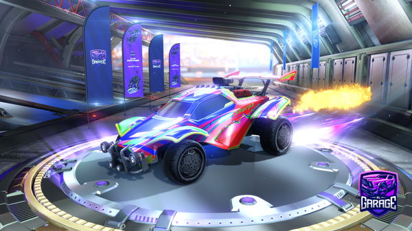 A Rocket League car design from RogueWZN