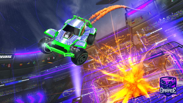 A Rocket League car design from FrenchFryGuy31