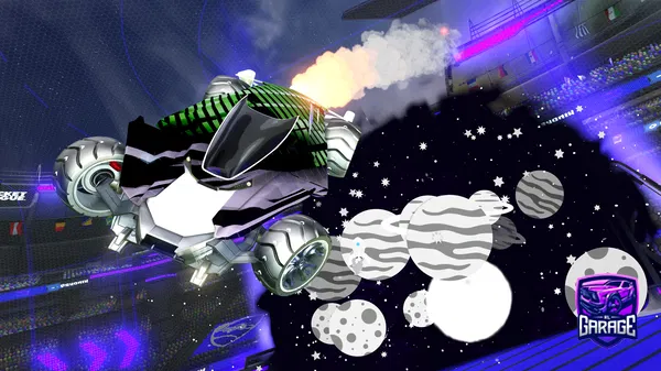 A Rocket League car design from HitlockGaming