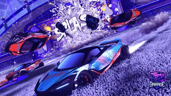 A Rocket League car design from Ripperatschool