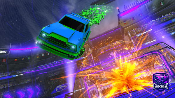 A Rocket League car design from FLITZERDUHAYWAN