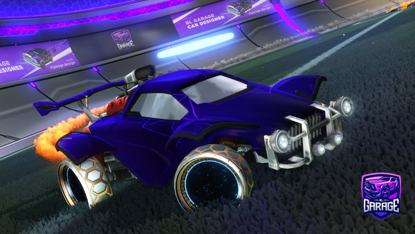 A Rocket League car design from WantedTWoctane